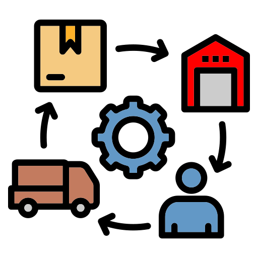 Supply Chain Visibility Icon